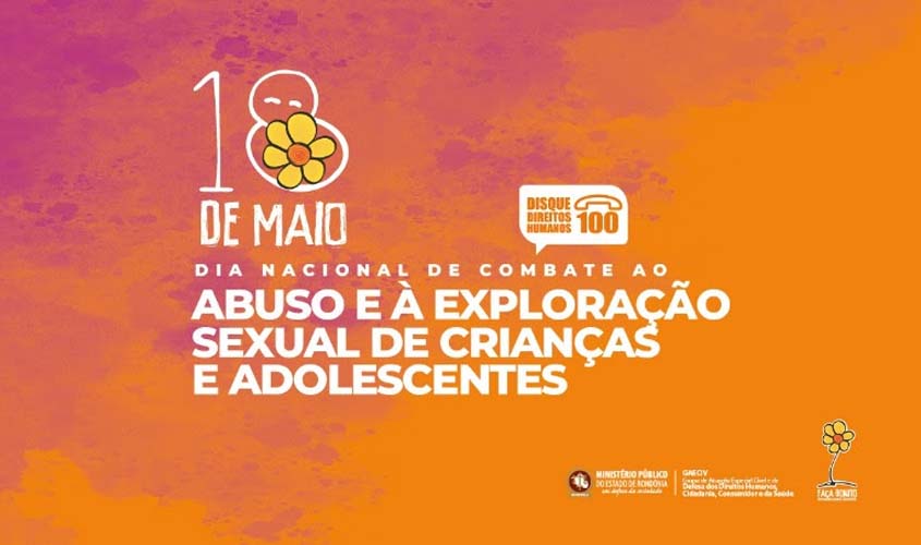 MPRO promove palestras no Dia Nacional de Combate ao Abuso e à Exploração Sexual contra Crianças e Adolescentes