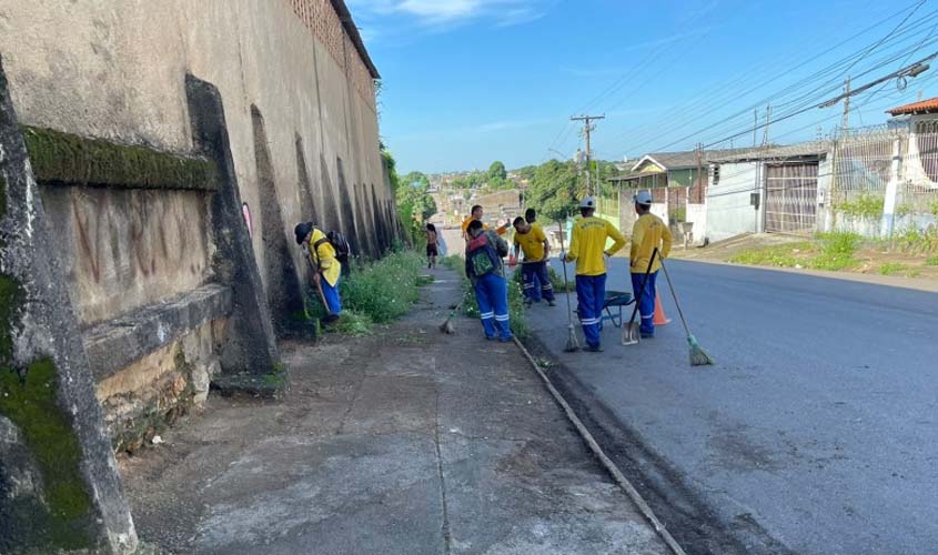 Mutirão de limpeza em Porto Velho atende bairros inteiros, pontos turísticos e espaços públicos