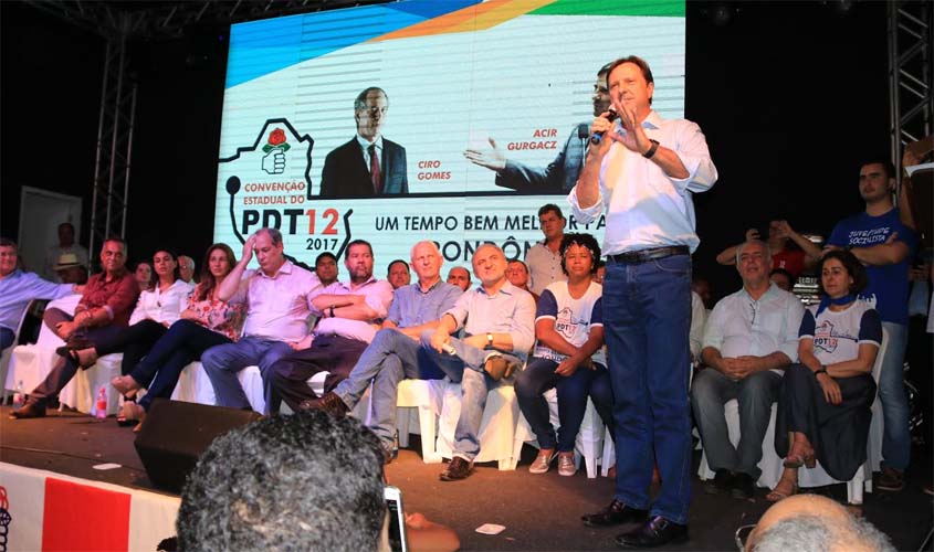 Acir é reconduzido na presidência do PDT em Rondônia