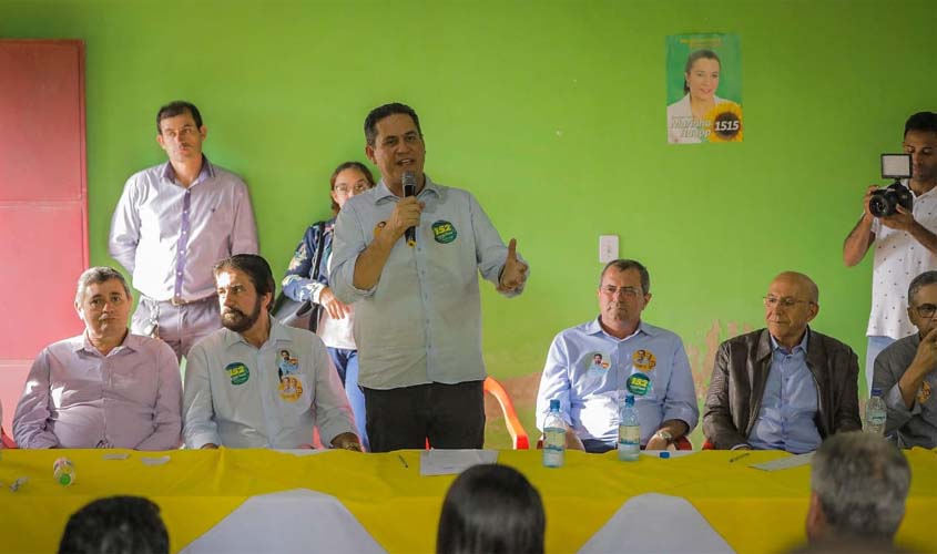 Maurão de Carvalho, Raupp e Confúcio inauguram comitês de campanha em Guajará, Nova Mamoré e Buritis