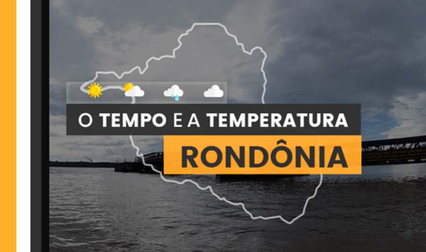 Terça-feira (23) com alerta para chuvas em Rondônia