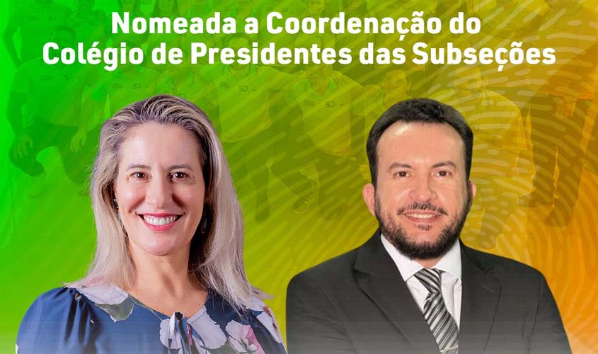 Márcio Nogueira nomeia coordenadores do Colégio de Presidentes de Subseção