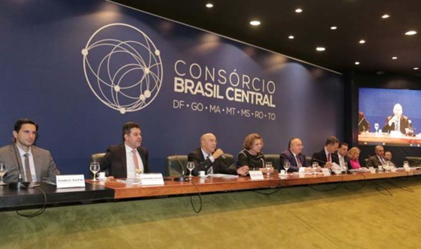 Governador Confúcio Moura participa da posse no novo presidente Consórcio Brasil Central em Brasília