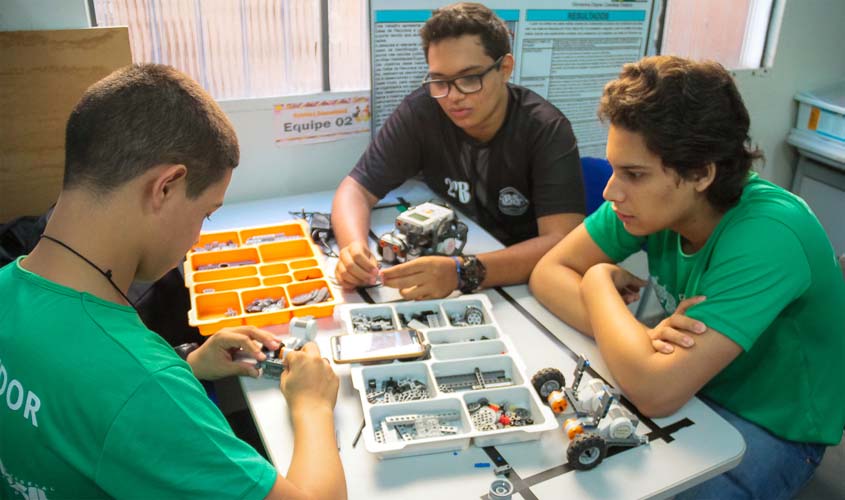 Seis escolas públicas estaduais participarão da Olimpíada Brasileira de Robótica neste fim de semana em Porto Velho